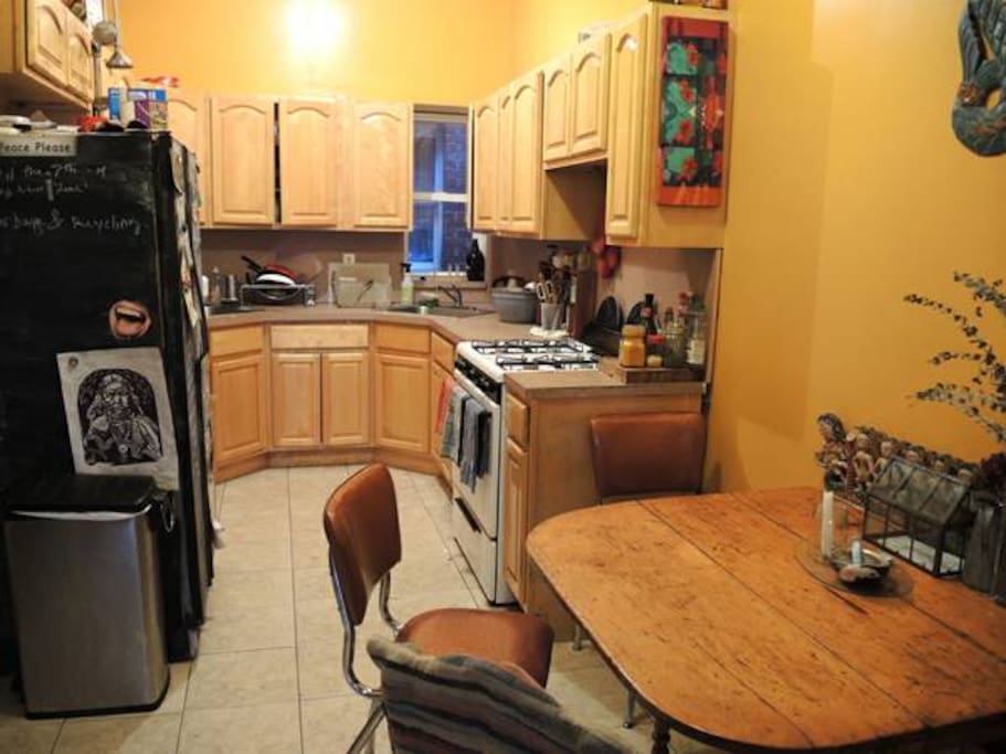 ample kitchen space