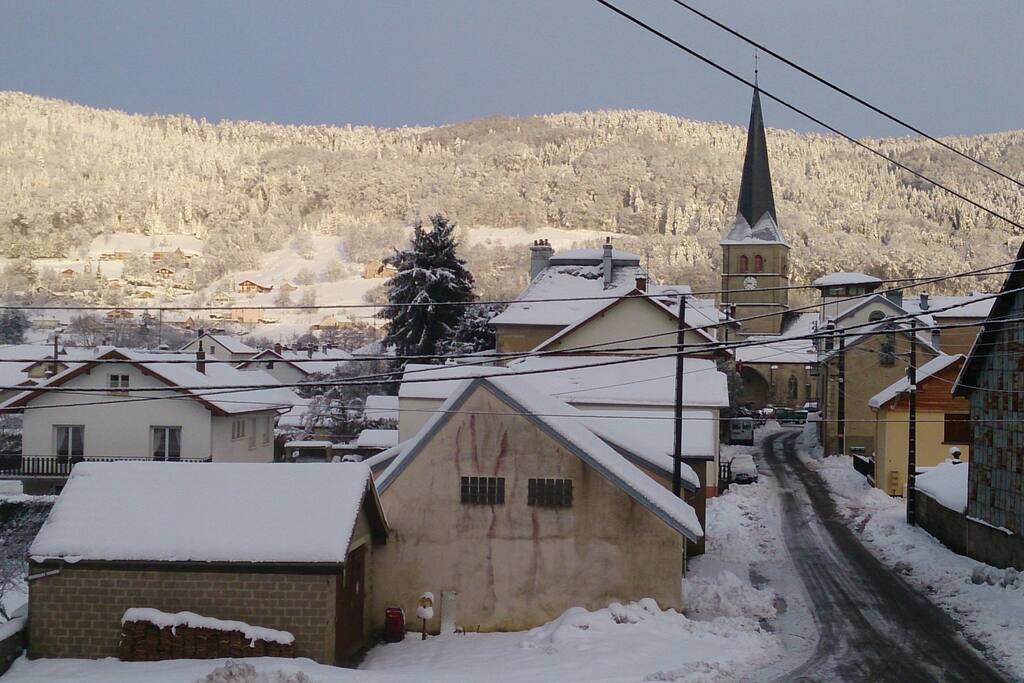 Vue depuis le balcon du 1er étage