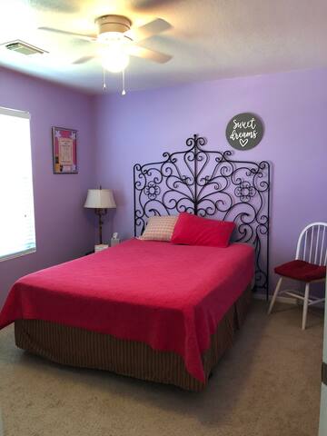 Private bedroom and bathroom available