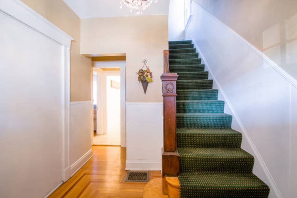 Front Foyer leading to first and second floor apartments