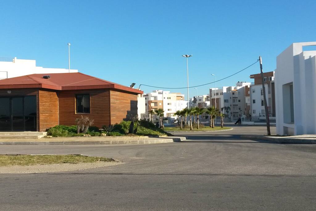 L'Entrée du complexe