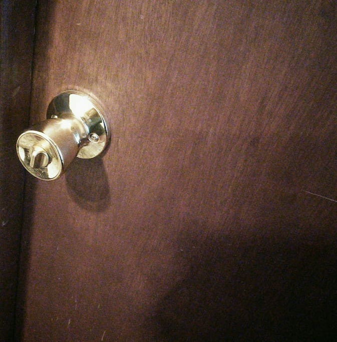 All the privacy you need, door locks of course