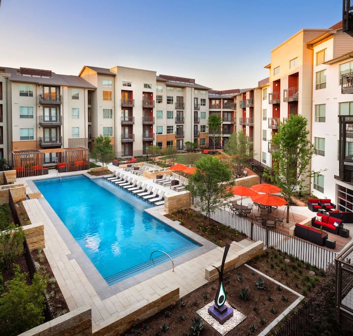 One of two pools.