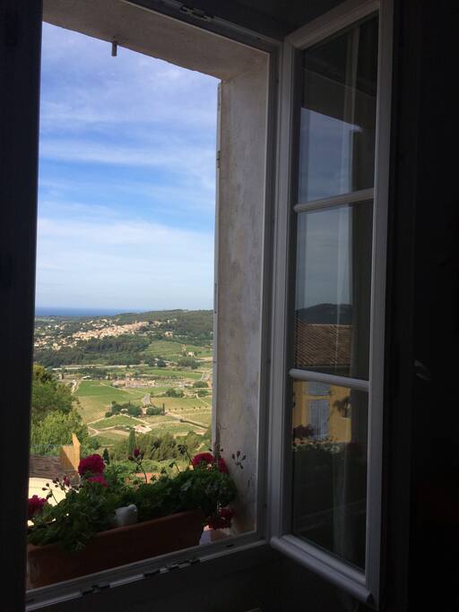 vue sur la Cadière et la mer