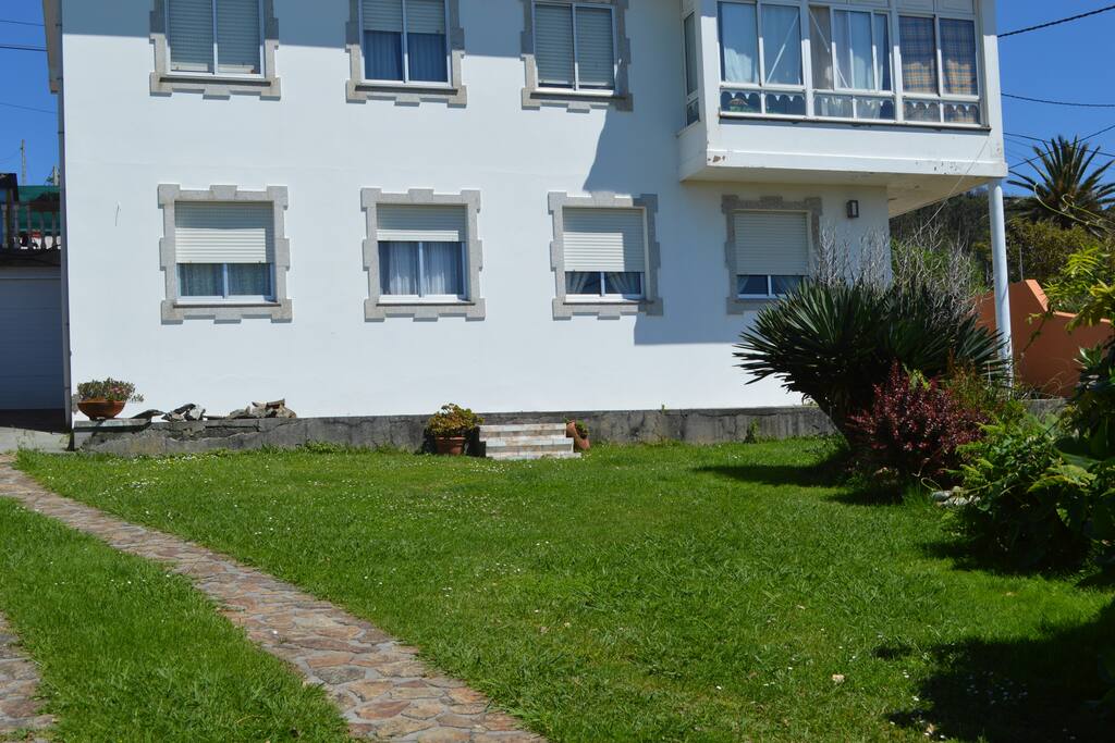 Fachada de la casa.