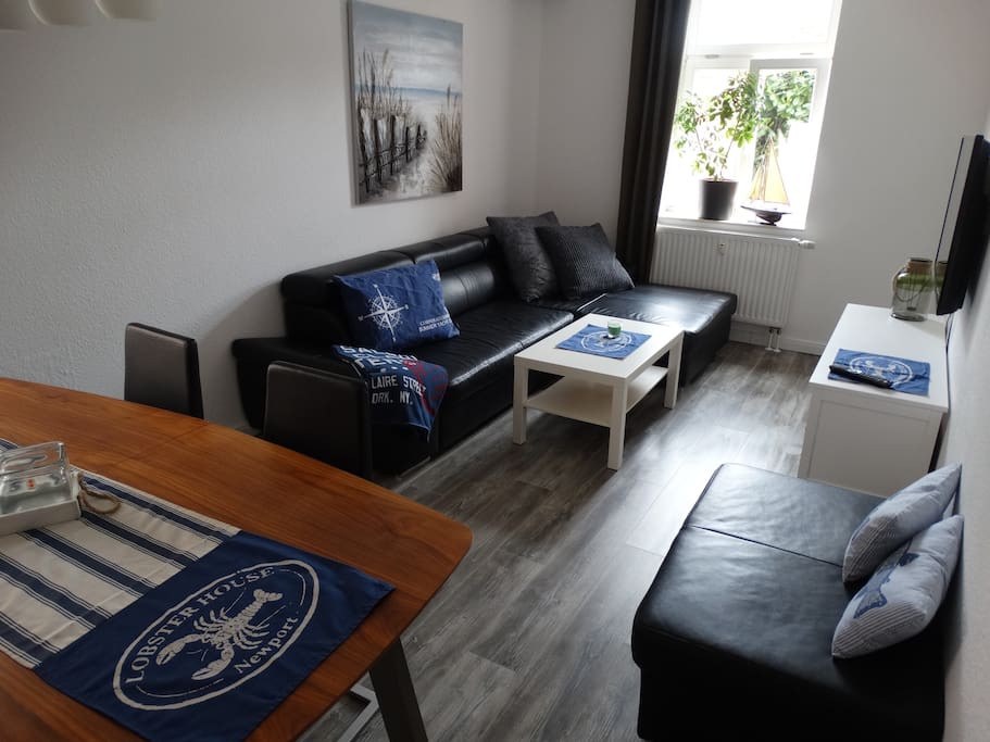 Wohnzimmer Küstenblick