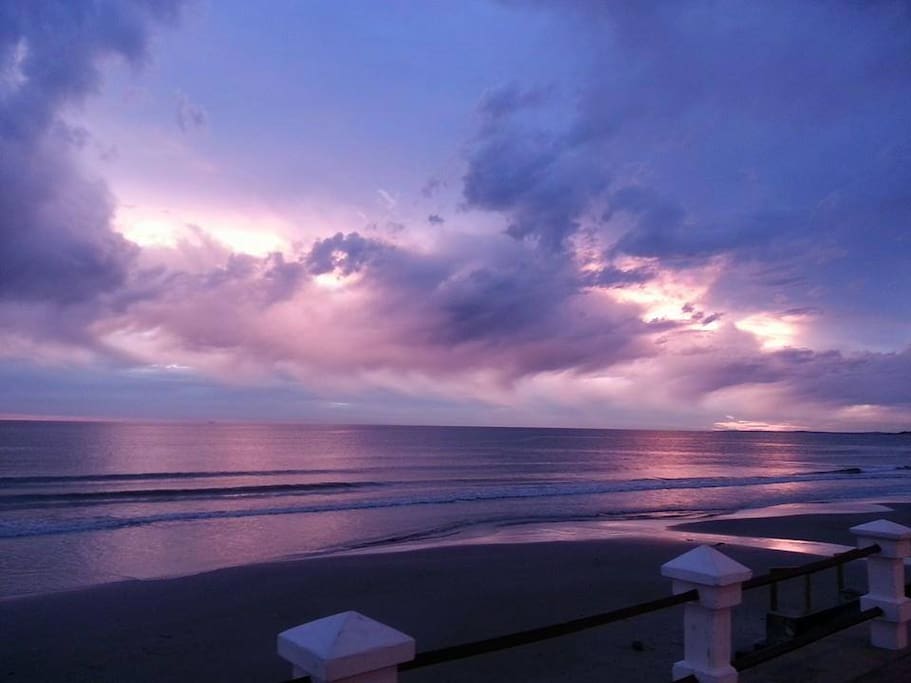 Atardecer con reflejos