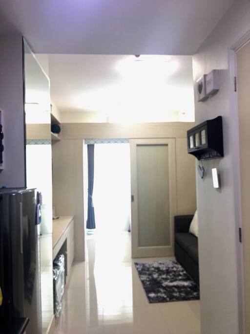 Foyer to a well-appointed suite