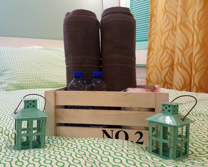 Our welcome kit crate :)