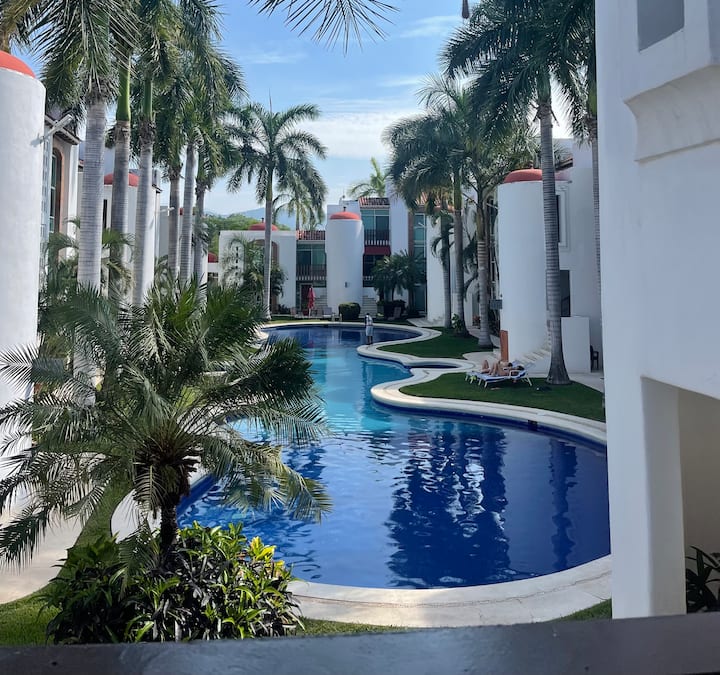 Departamento Con Alberca Residencial Albatros - 이스따빠