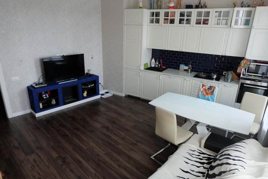 Kitchen-living room / кухня-гостиная