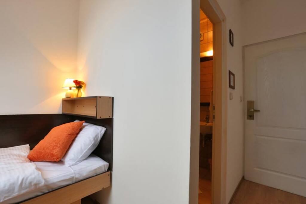Room with private bathroom