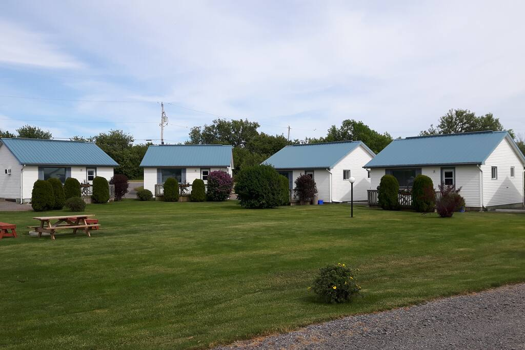 Poolside cottages