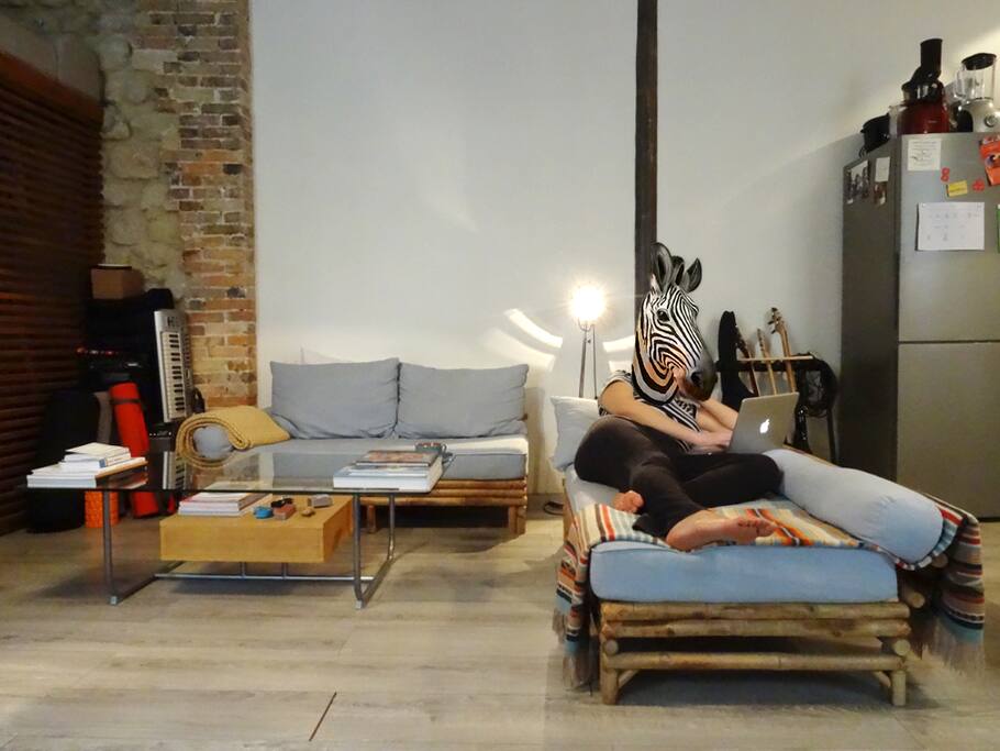 The perfect place to lounge, work, chat, have fun, take a nap...