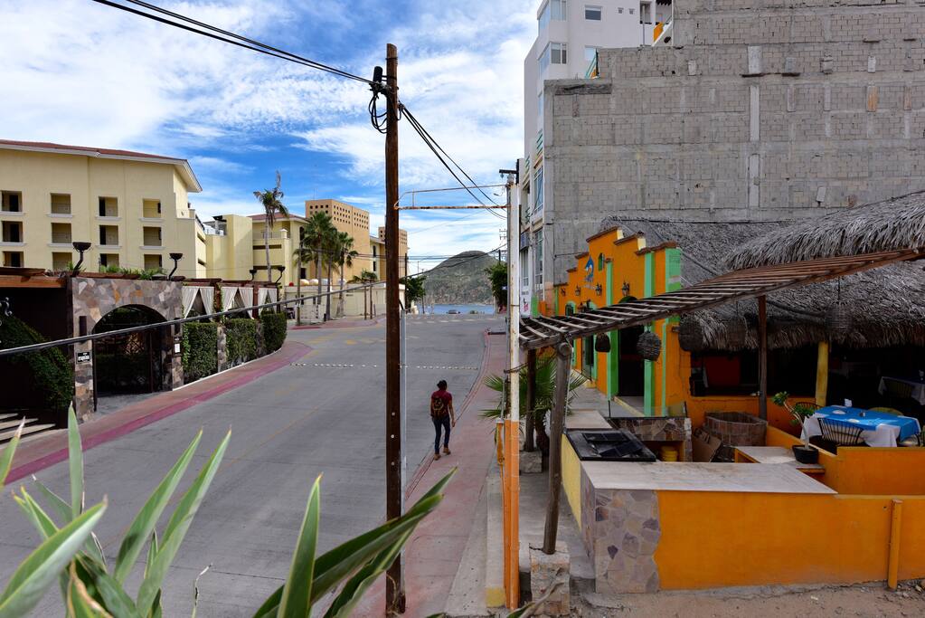 Casa Bonita sits 1 block from Medano Beach