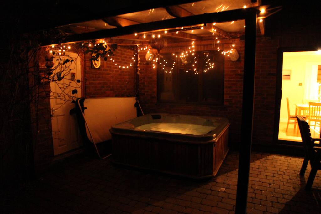 Hot Tub at Night
