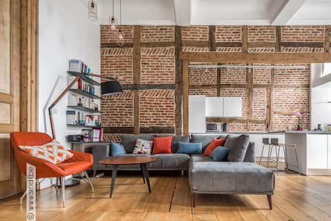 Typical apartment in the center of Liège