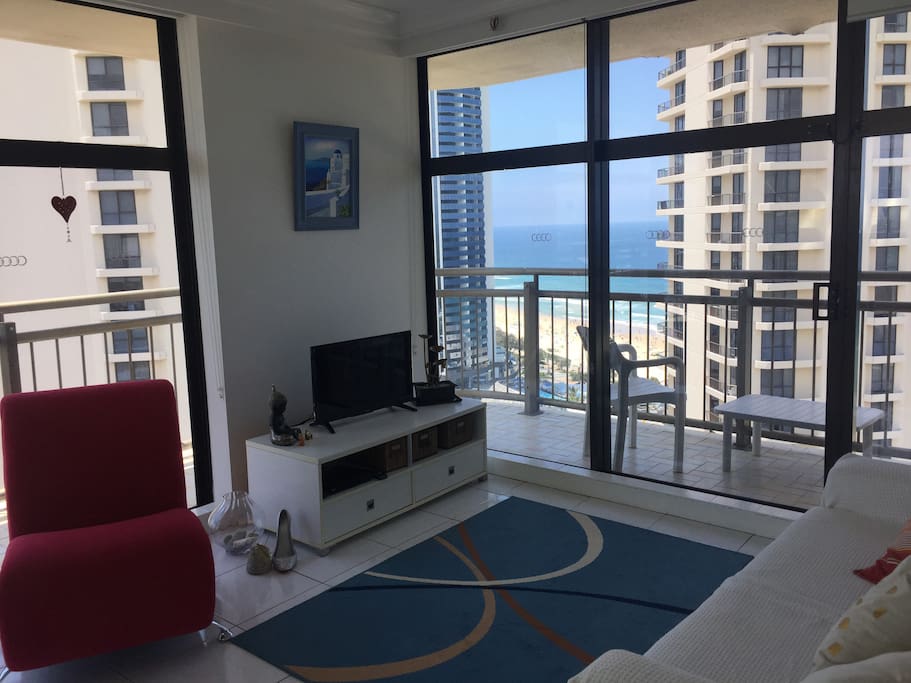 Overlooking Surfers Paradise beach