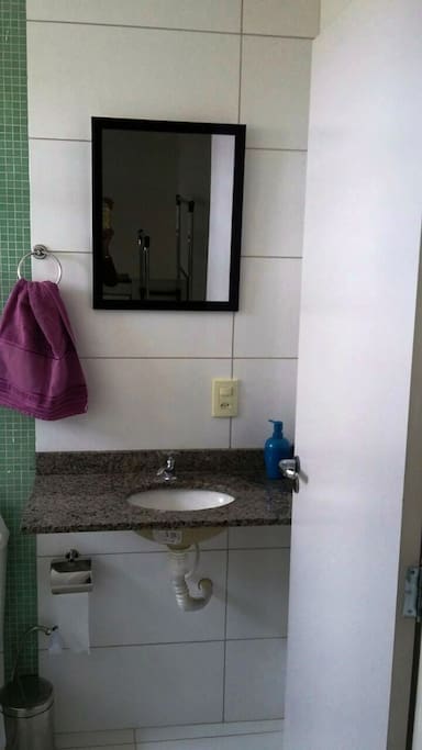 Banheiro da suite - Limpeza e conforto garantidos!