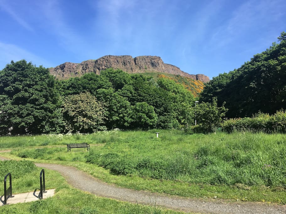 Walk from flat to Arthur’s Seat