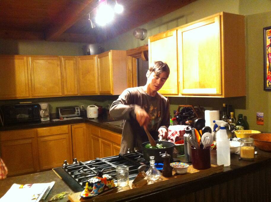 Spacious kitchen