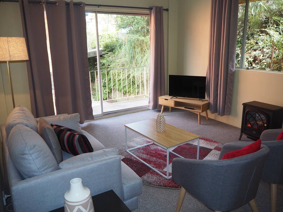 Living Room with Balcony