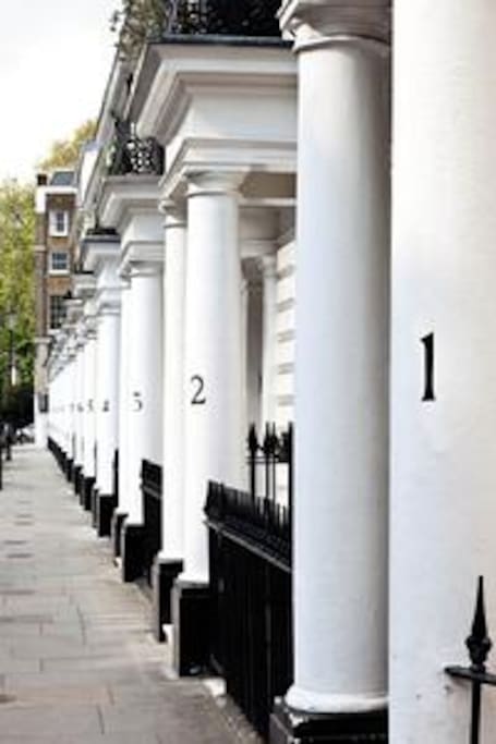 Typical residential Chelsea street