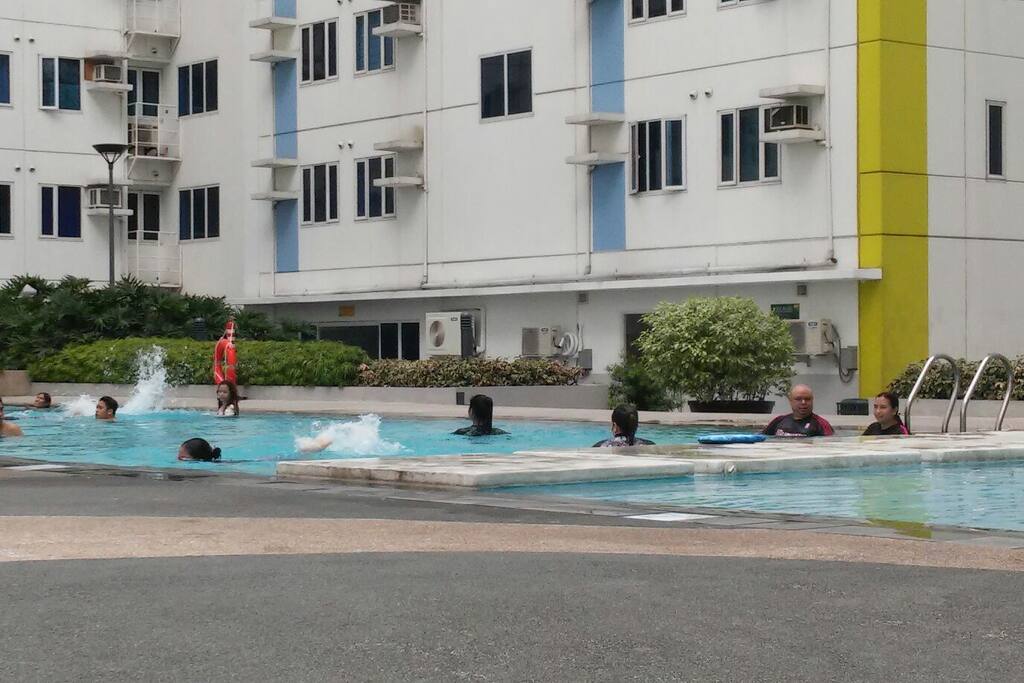 With two (2) 4 ft pools and two (2) kiddie pools with kiddie play area.