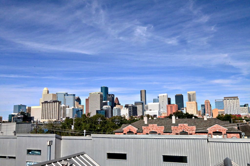The View from the Rooftop Patio