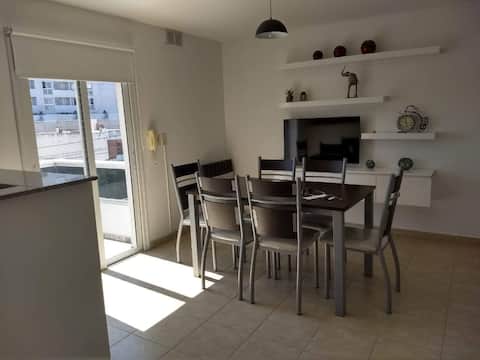 Centrally located apartment with balcony and grill