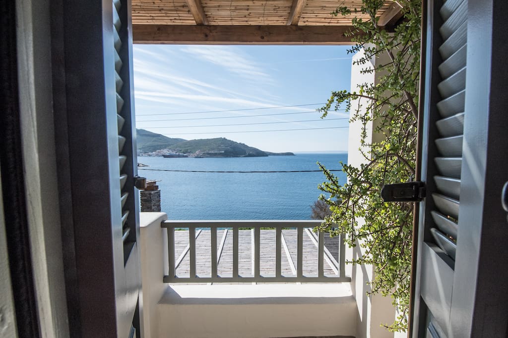 Sea View from bedroom window