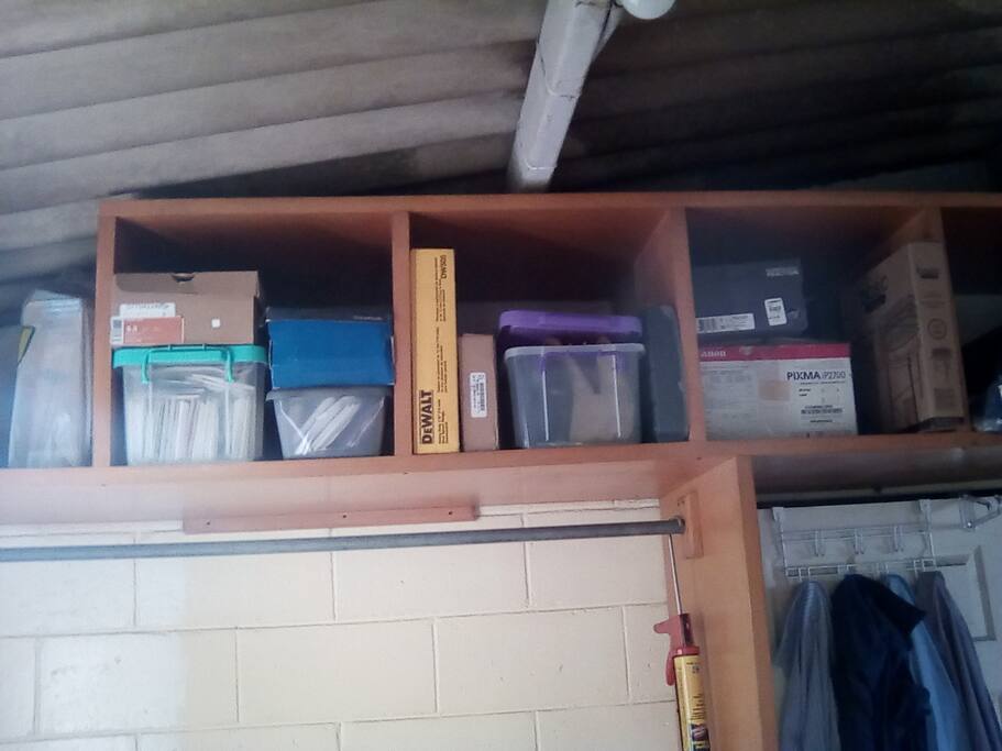 Espacio para guardar maletas