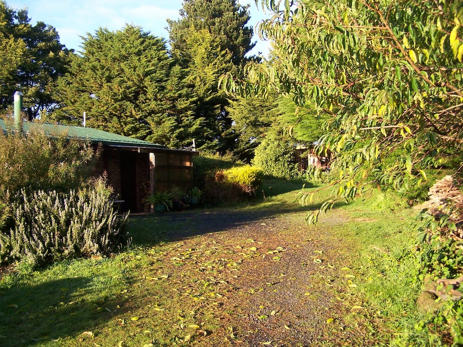 Driveway to 1 bedroom apartment