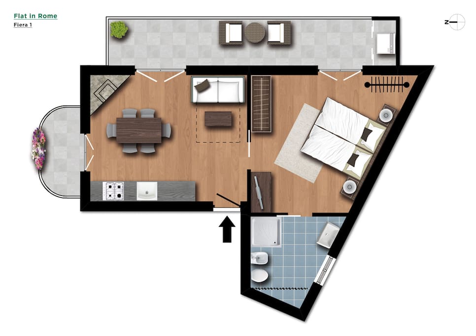Fiera 1 Floor Map