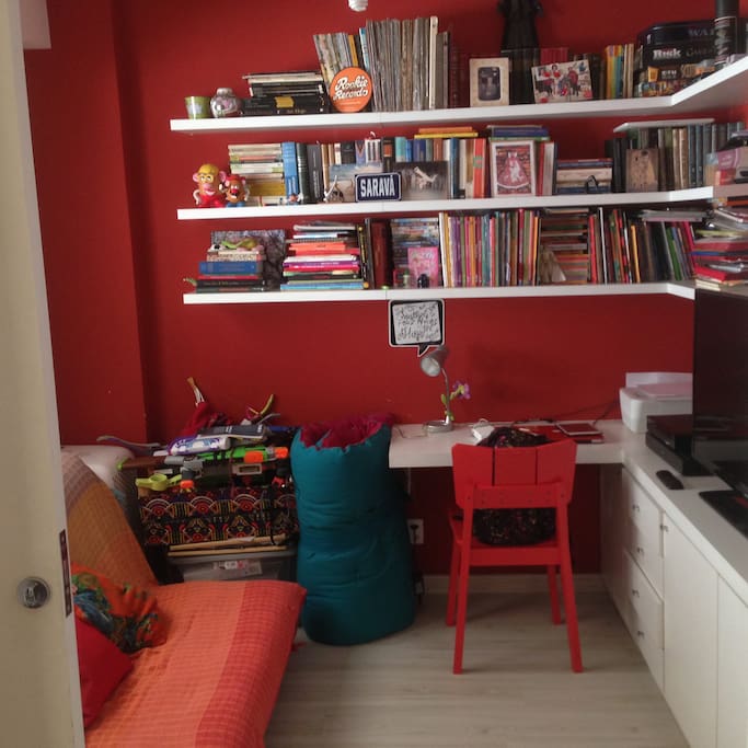 Sala de TV/quarto de hóspedes