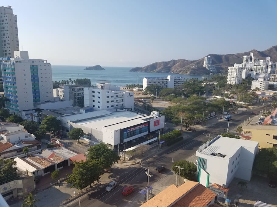 Vista desde la terraza del edificio