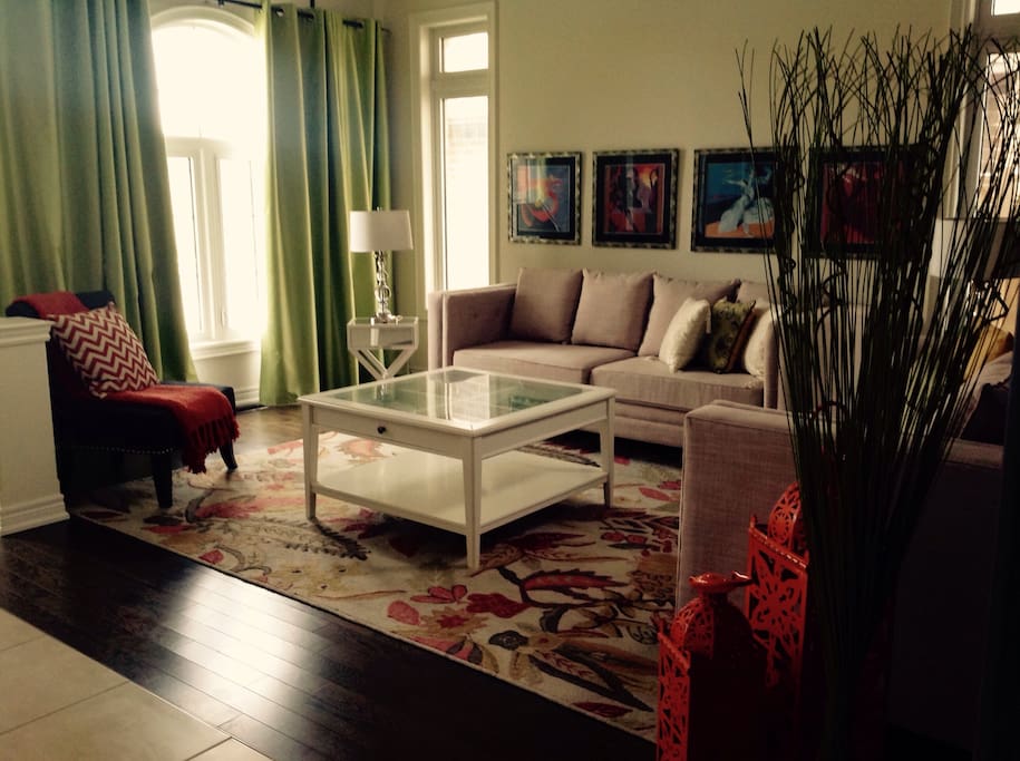 Different view of living room.