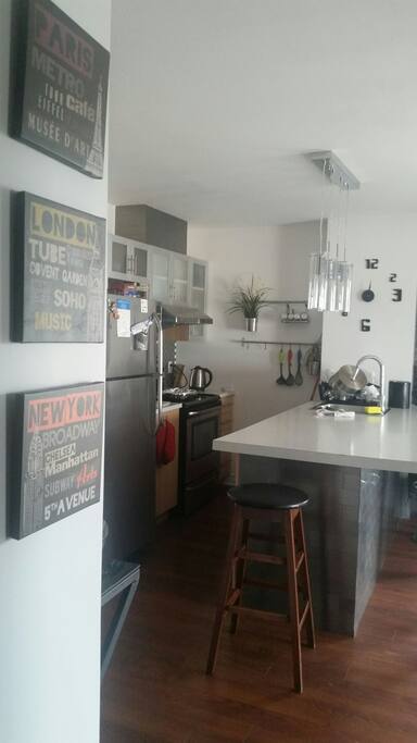kitchen and all amenities