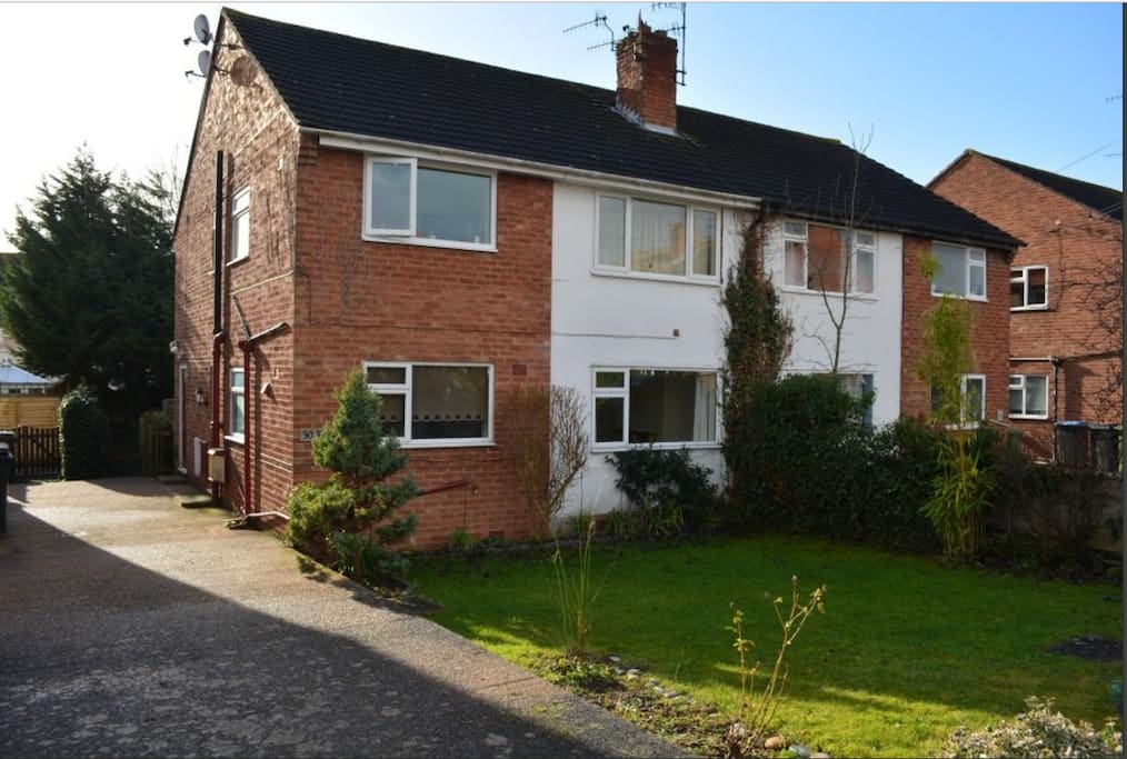 Front of house with front garden