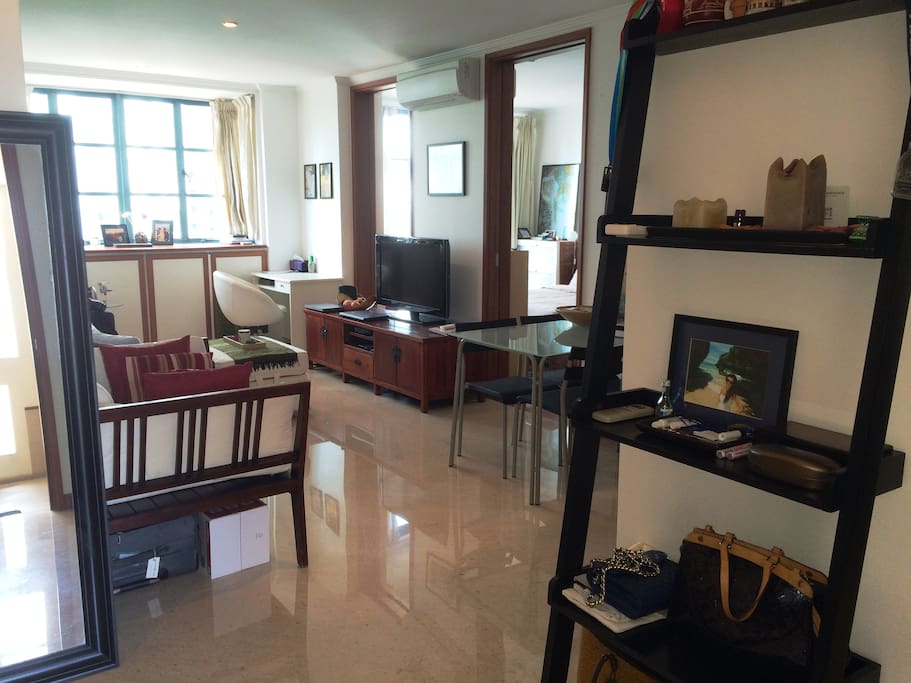 Living room from the entrance door