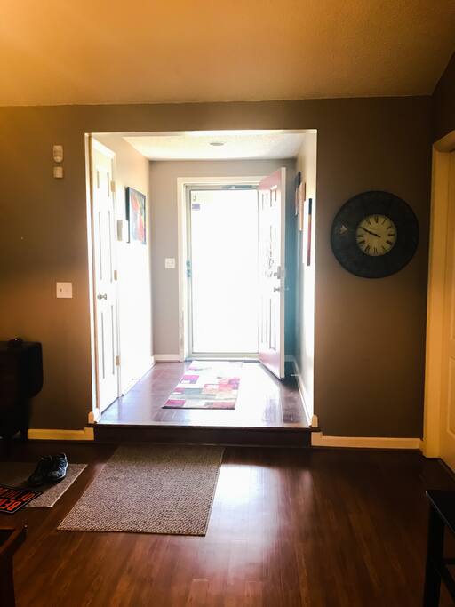 Front entry from living room