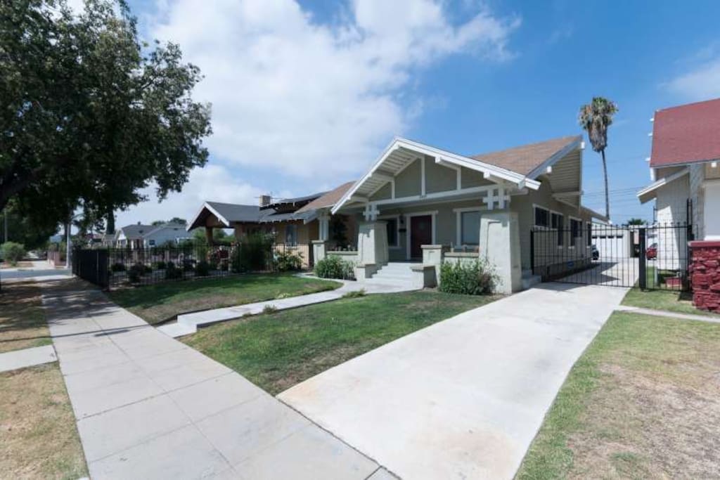 Front of the house