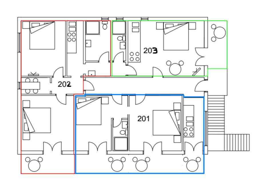 app 202 (red lines)