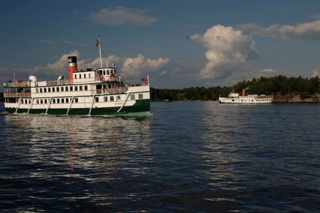 Gravenhurst is the home port of the Segwun &Wenonah