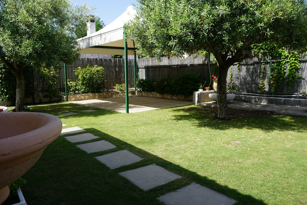 Garten mit Pavillon / Backyard / Giardino