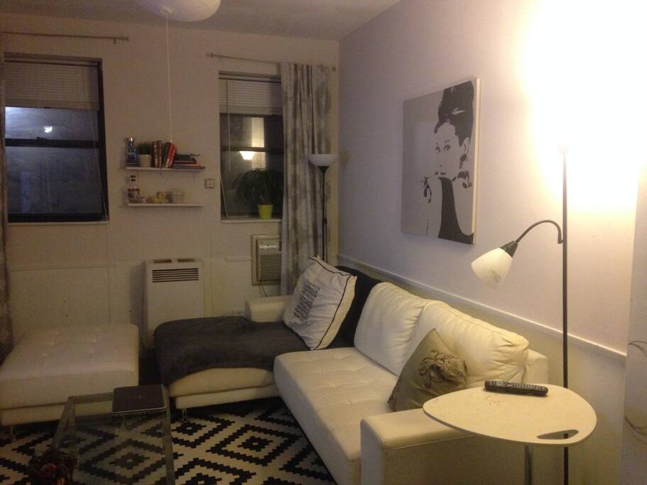Loft style room with private living room