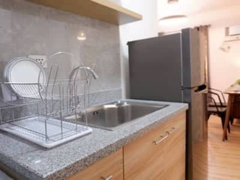 A small yet functional kitchen