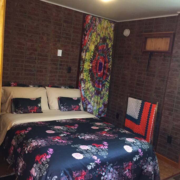 Bedroom in winter and Spring.