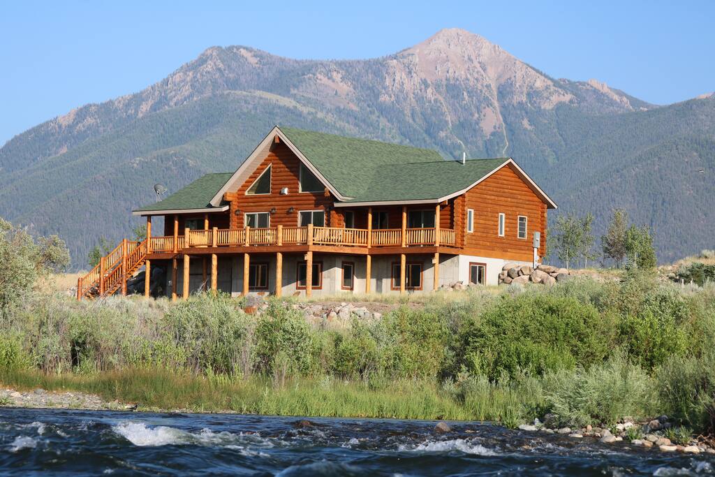 River side of house