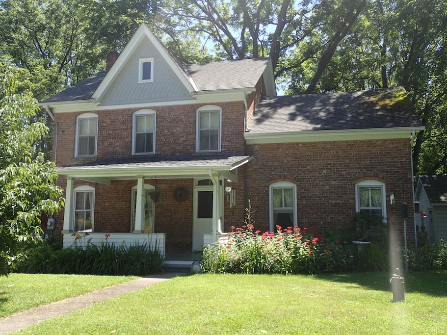 Our lovely 1836 farmhouse.